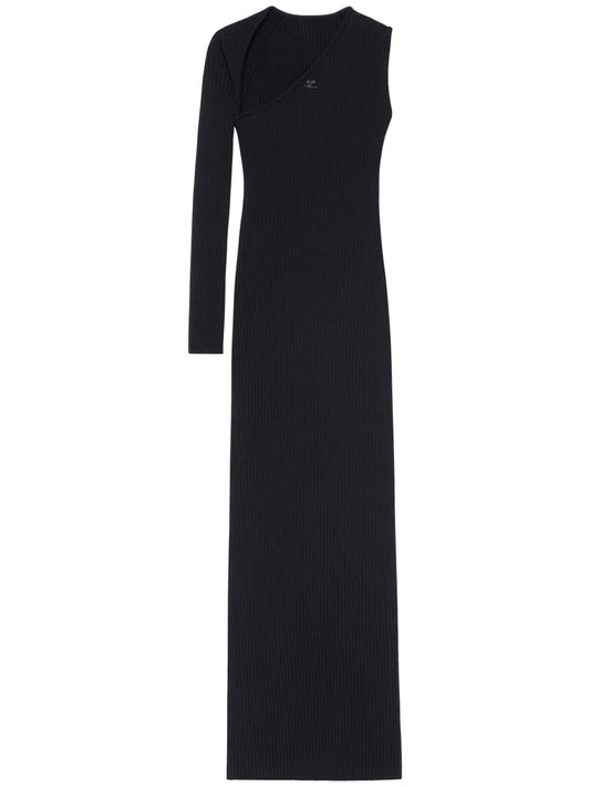 Ribbed-Knit Maxi Dress