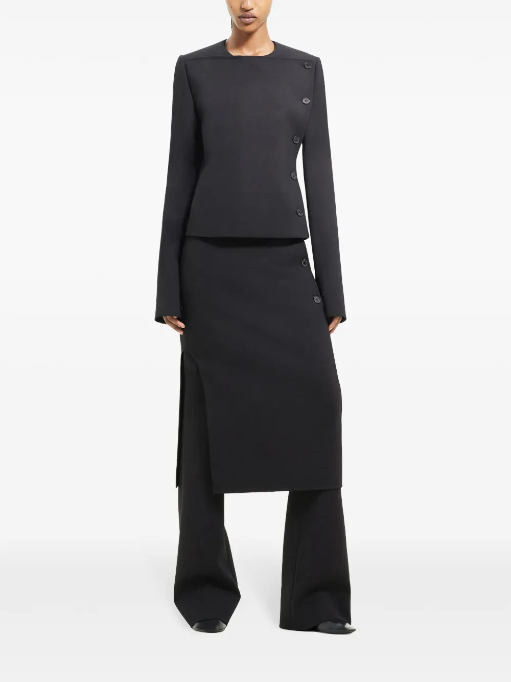 Buttoned Tailored Jacket