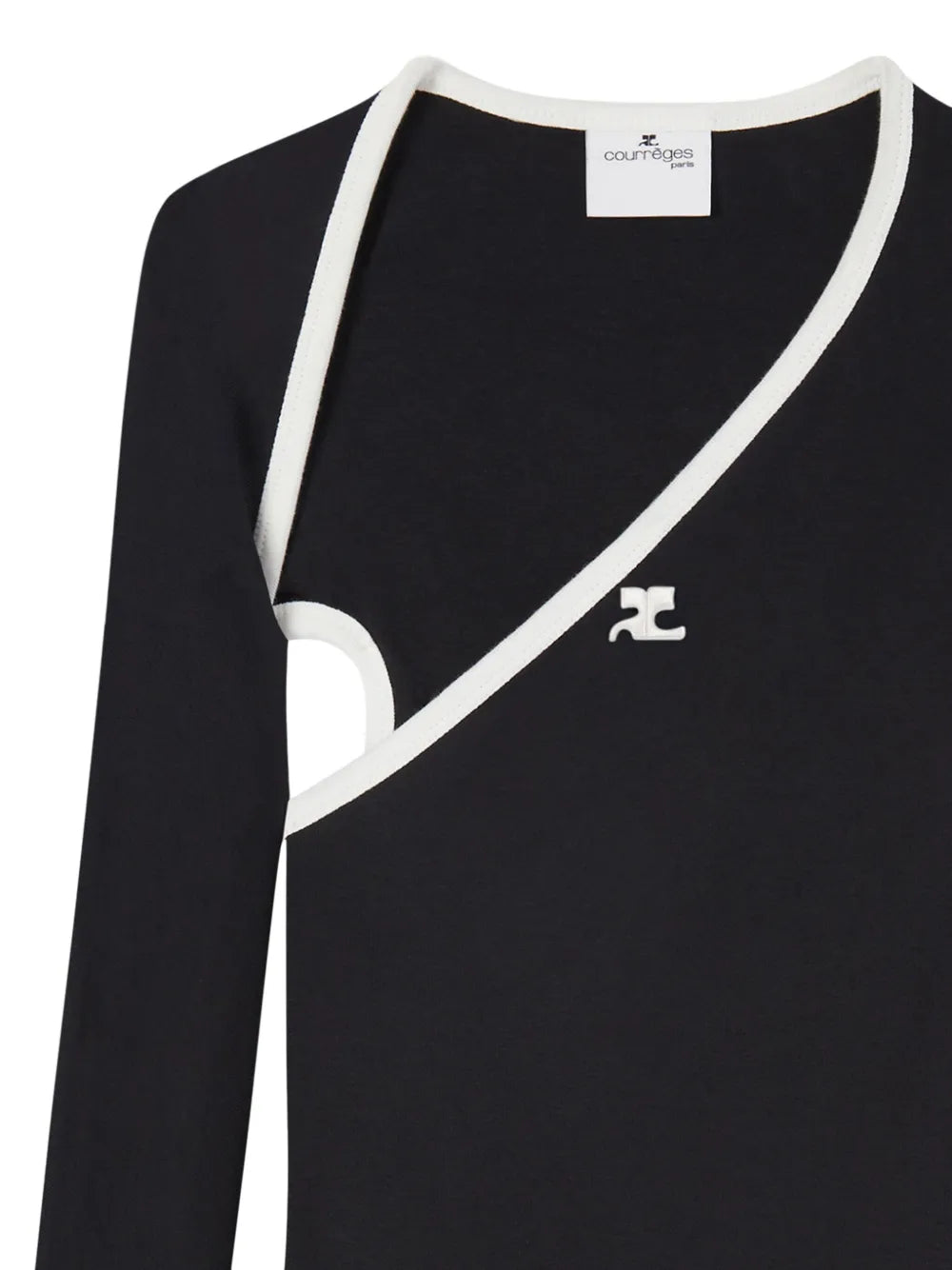 Slash Contrast-Trim T-Shirt