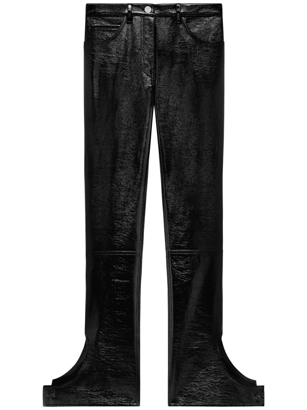 Reversed Vinyl Trousers
