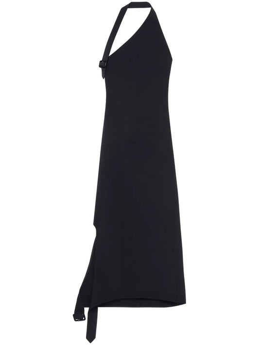 Asymmetric Buckle Dress