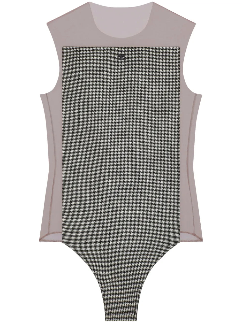 Illusion Houndstooth Bodysuit