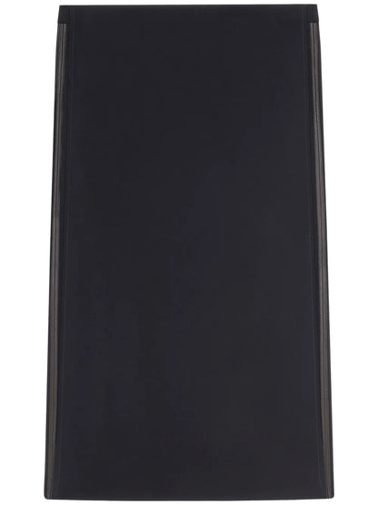 Illusion Draped Midi Skirt