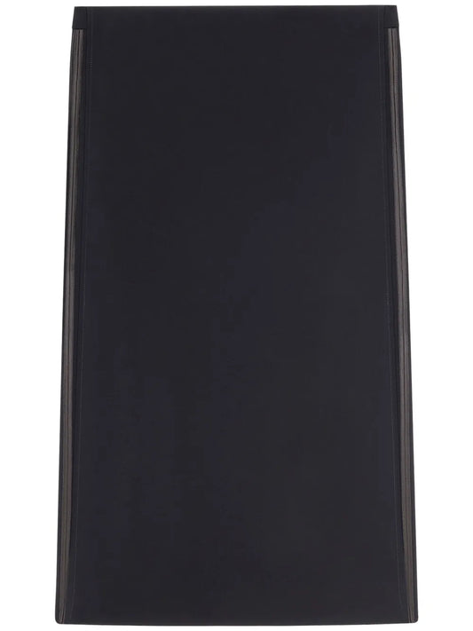 Illusion Draped Midi Skirt