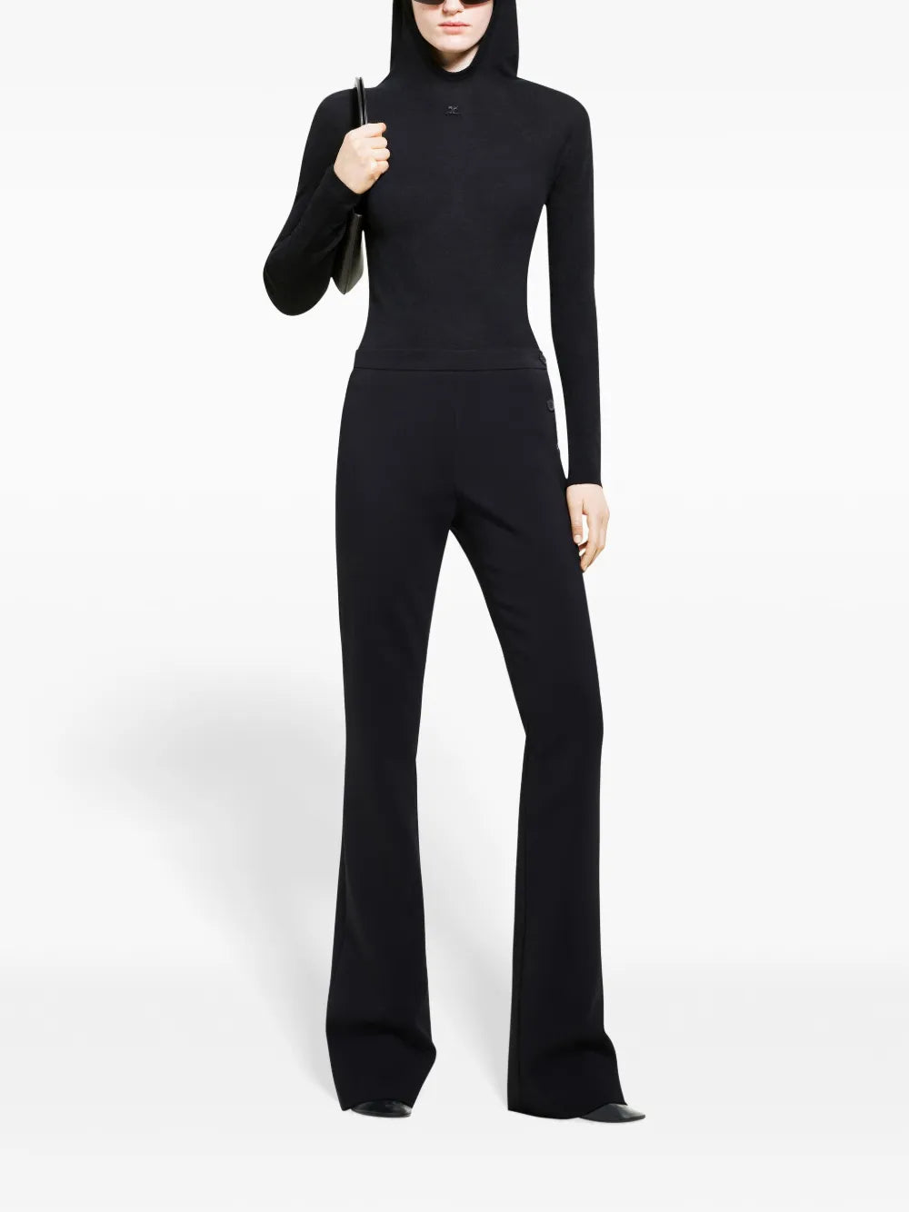 Hooded Knitted Top