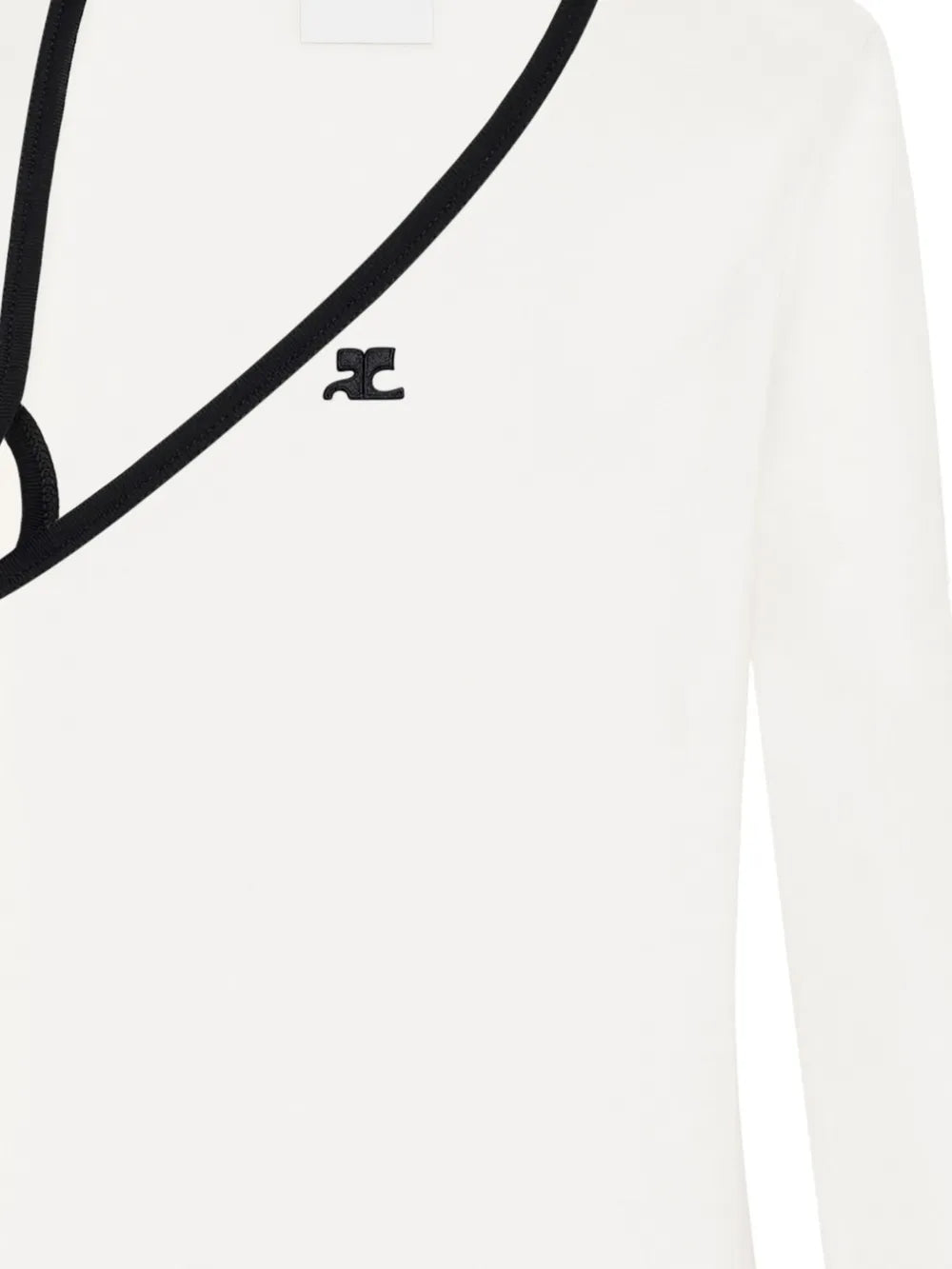 Slash Contrast-Trim T-Shirt