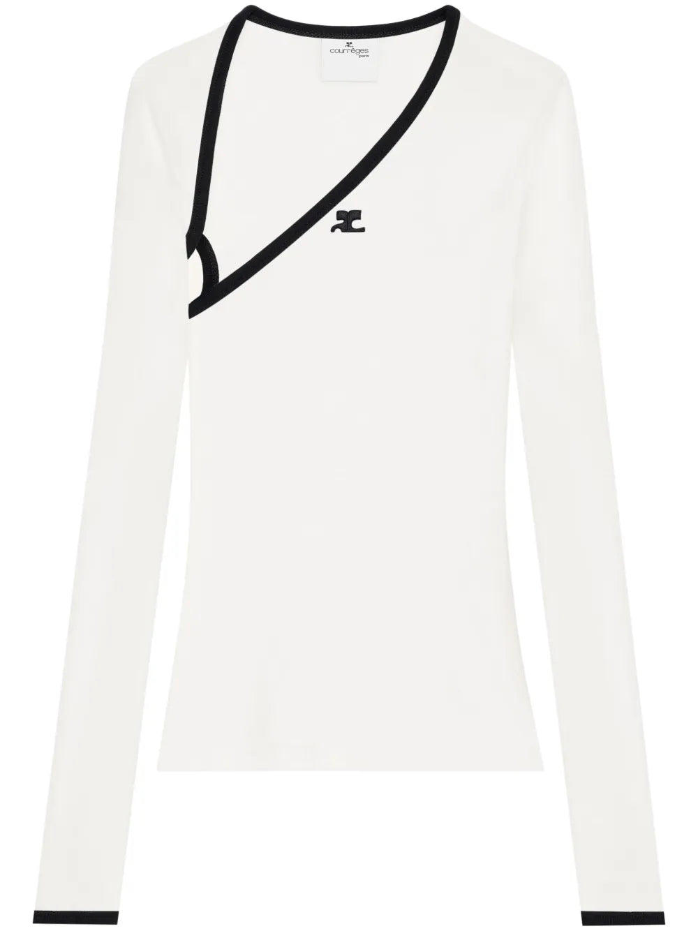 Slash Contrast-Trim T-Shirt