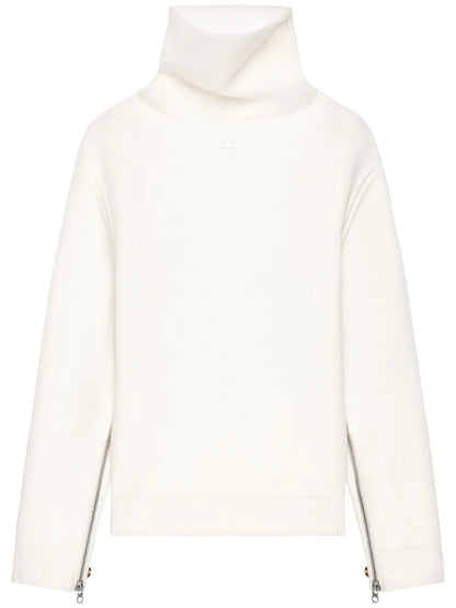 Oversized Mock-Neck Sweater