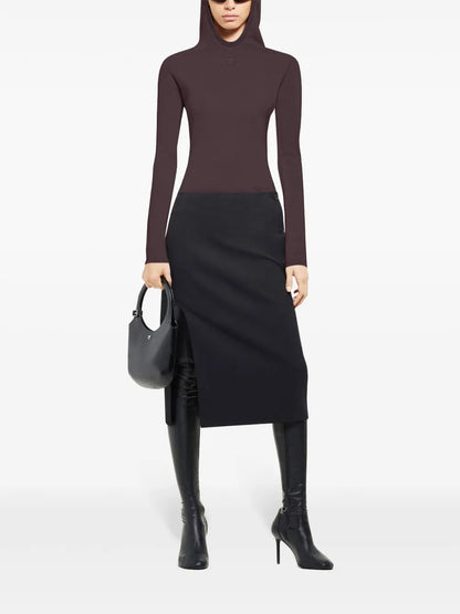 Hooded Knitted Top