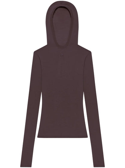 Hooded Knitted Top