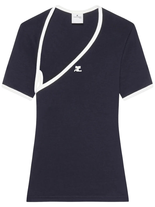 Slash Contrast T-Shirt