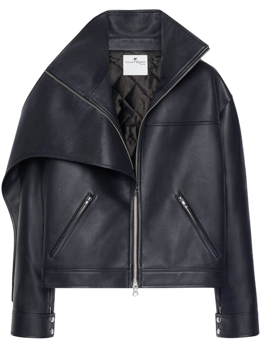 Oversized Leather Jacket