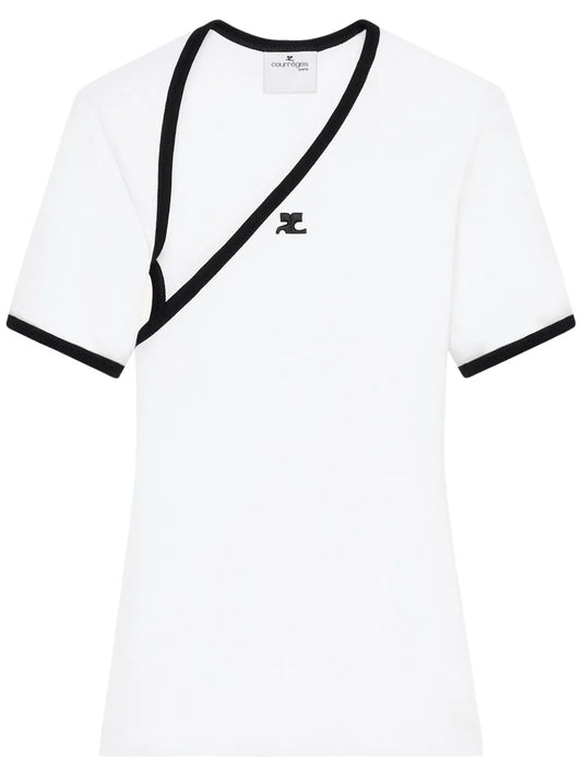 Slash Contrast T-Shirt