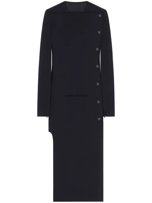 Buttoned Tailored Coat