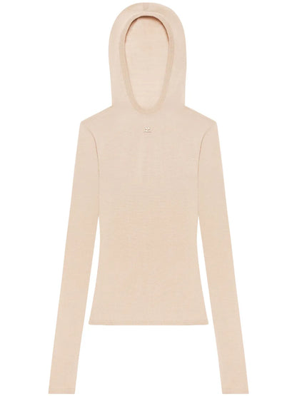 Hooded Knitted Top