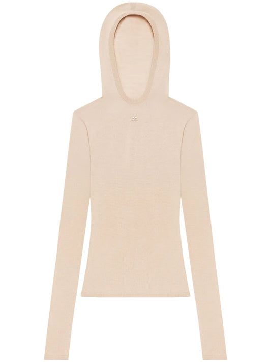 Hooded Knitted Top
