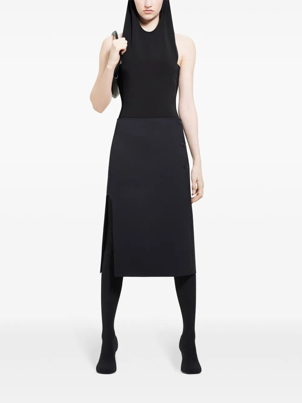 Illusion Hooded Bodysuit
