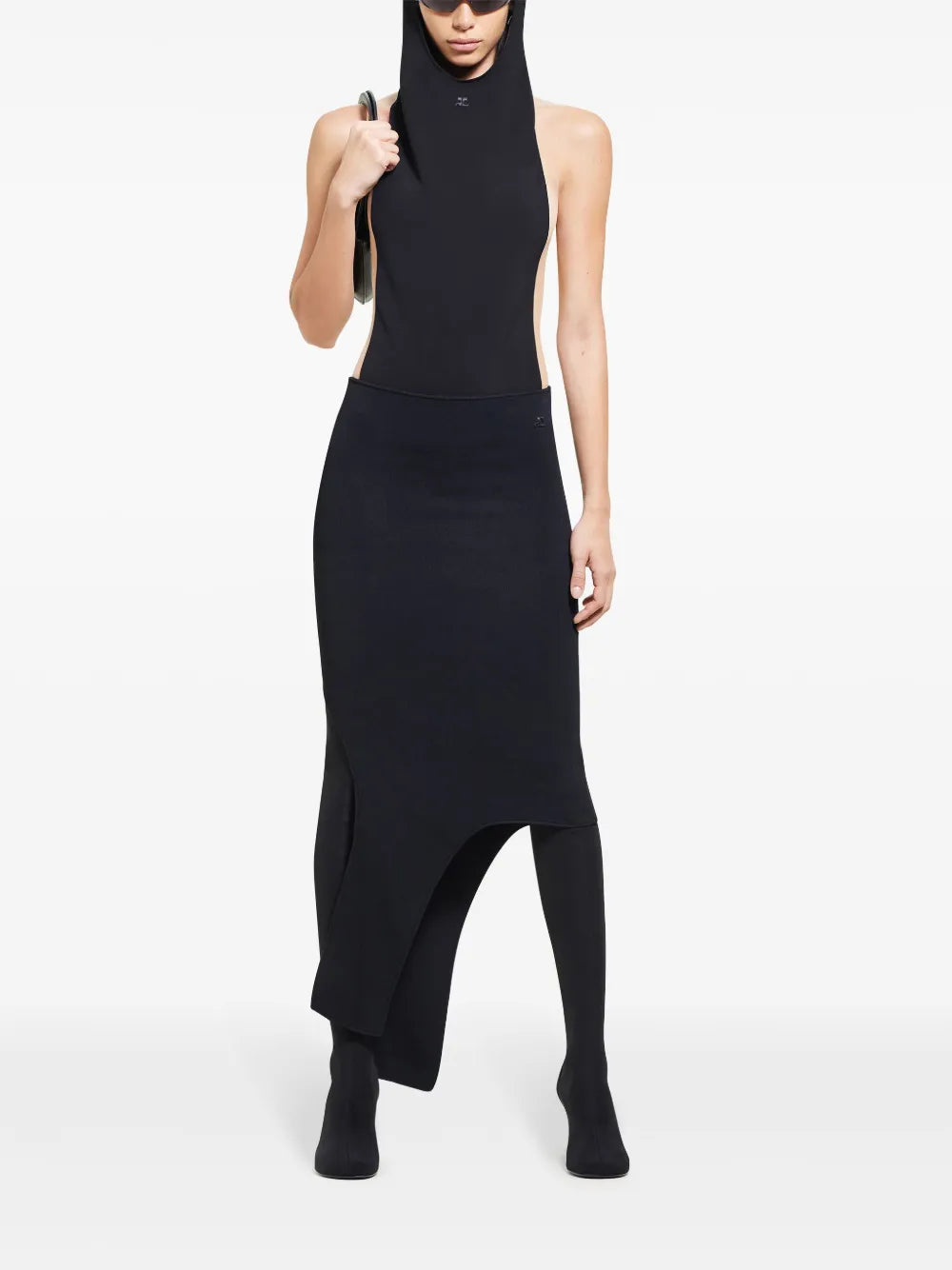 Slash Knit Skirt