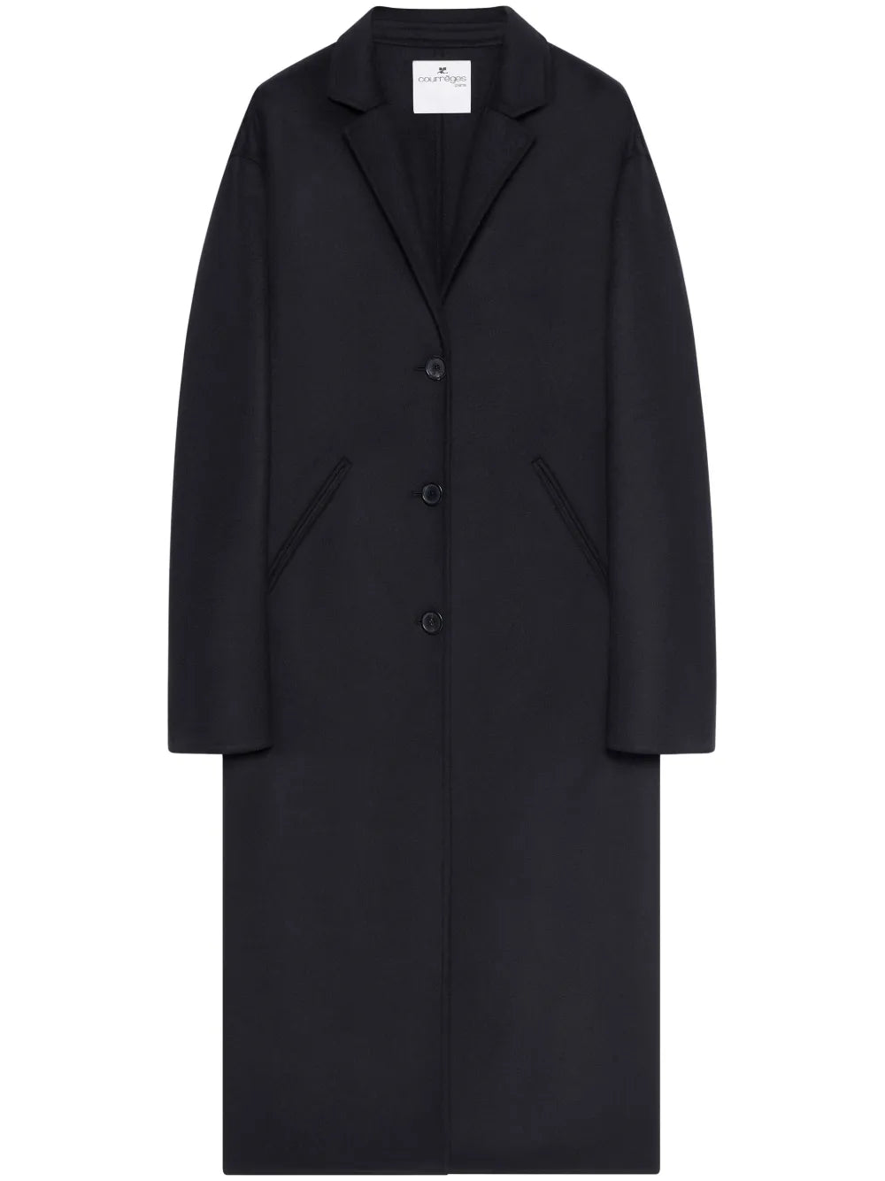 Double-Face Wool Cocoon Coat
