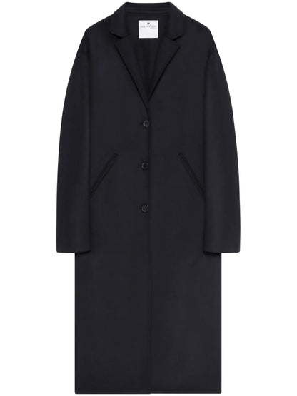 Double-Face Wool Cocoon Coat
