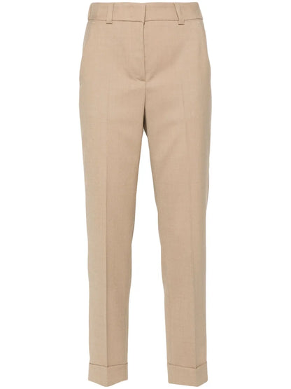 Straight-Leg Tailored Trousers