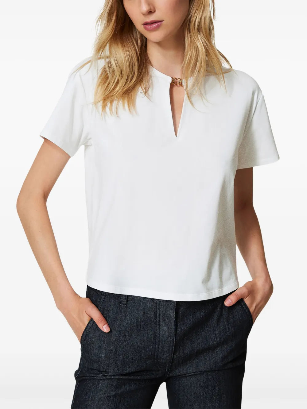 Cut-Out Detailing T-Shirt