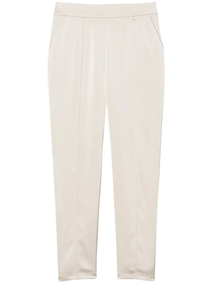 Straight-Leg Satin Trousers