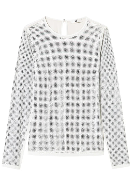 Crystal-Embellished T-Shirt