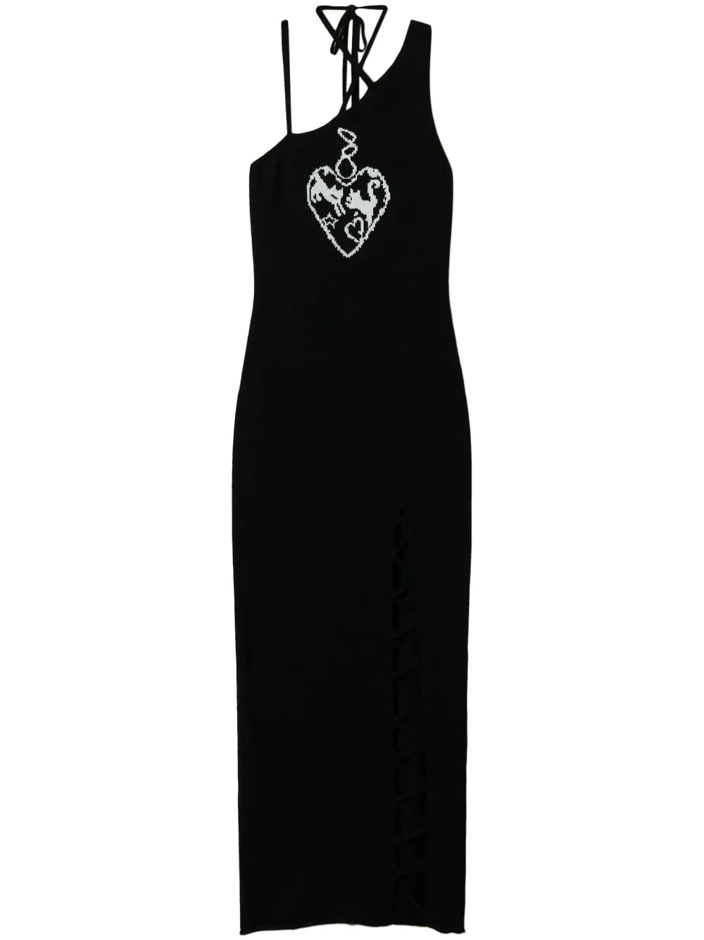 Treeblend Yarn Jacquard Maxi Dress