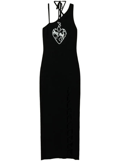 Treeblend Yarn Jacquard Maxi Dress