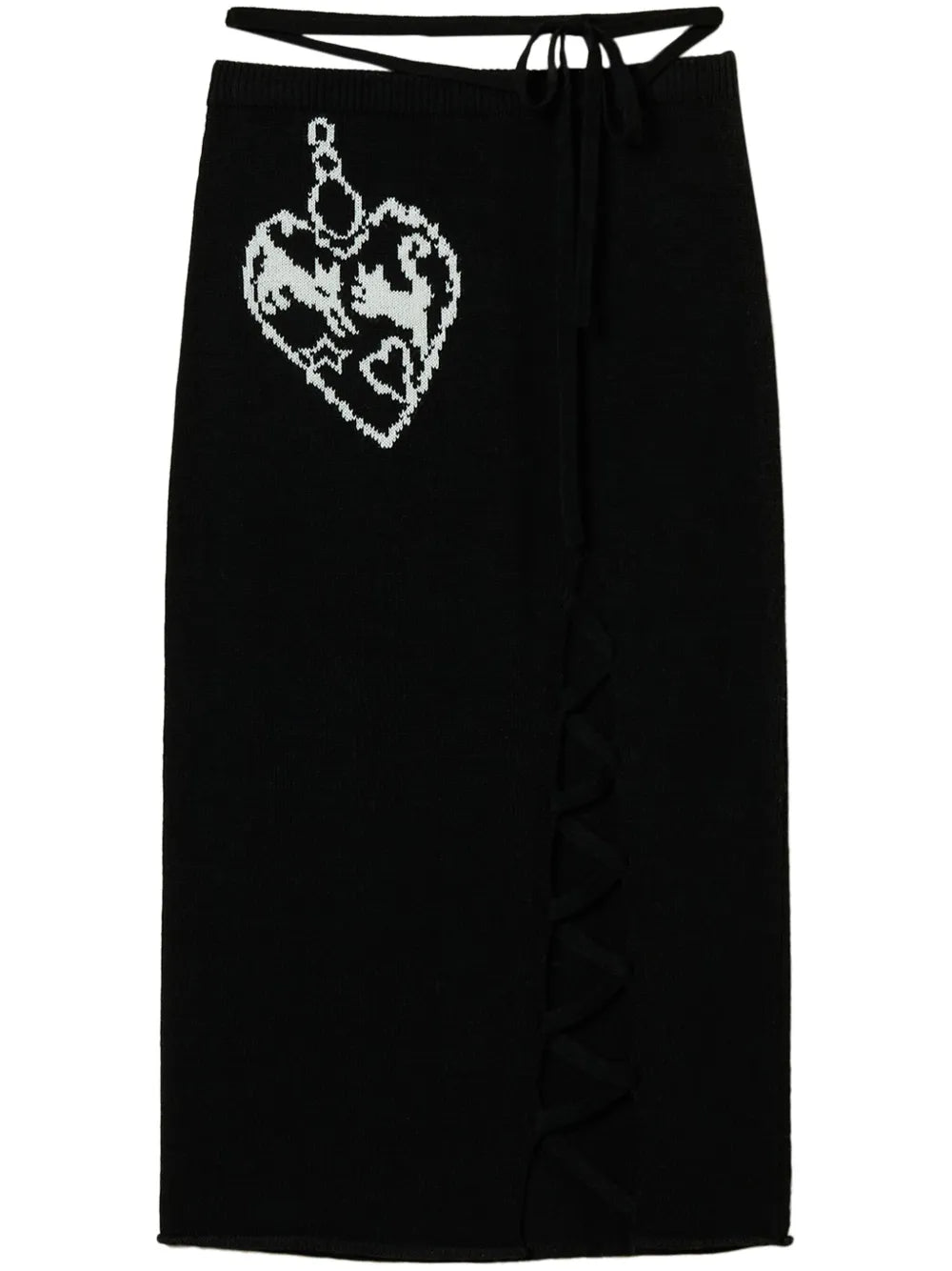 Jacquard Midi Skirt