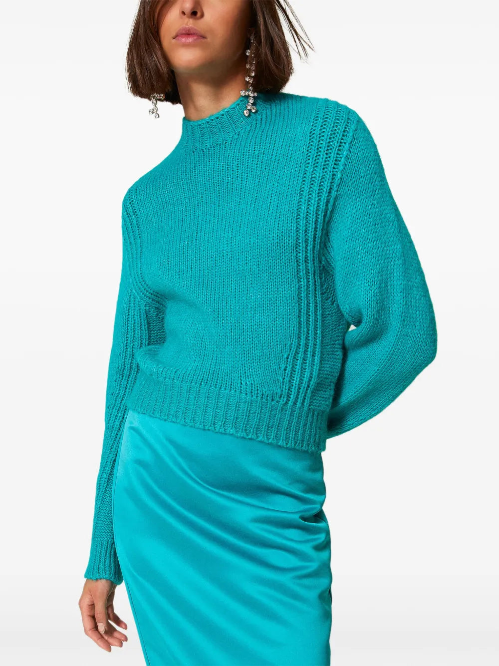 Crew-Neck Knitted Jumper