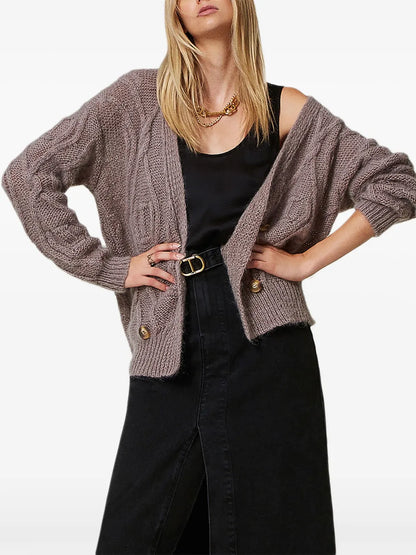 Double-Breasted Cardigan