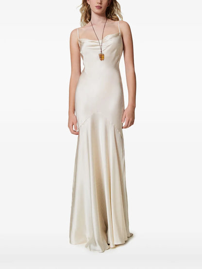 Satin-Weave Dress