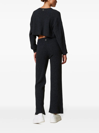 Knitted Palazzo Pants