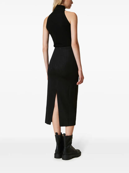 Jacquard Midi Skirt