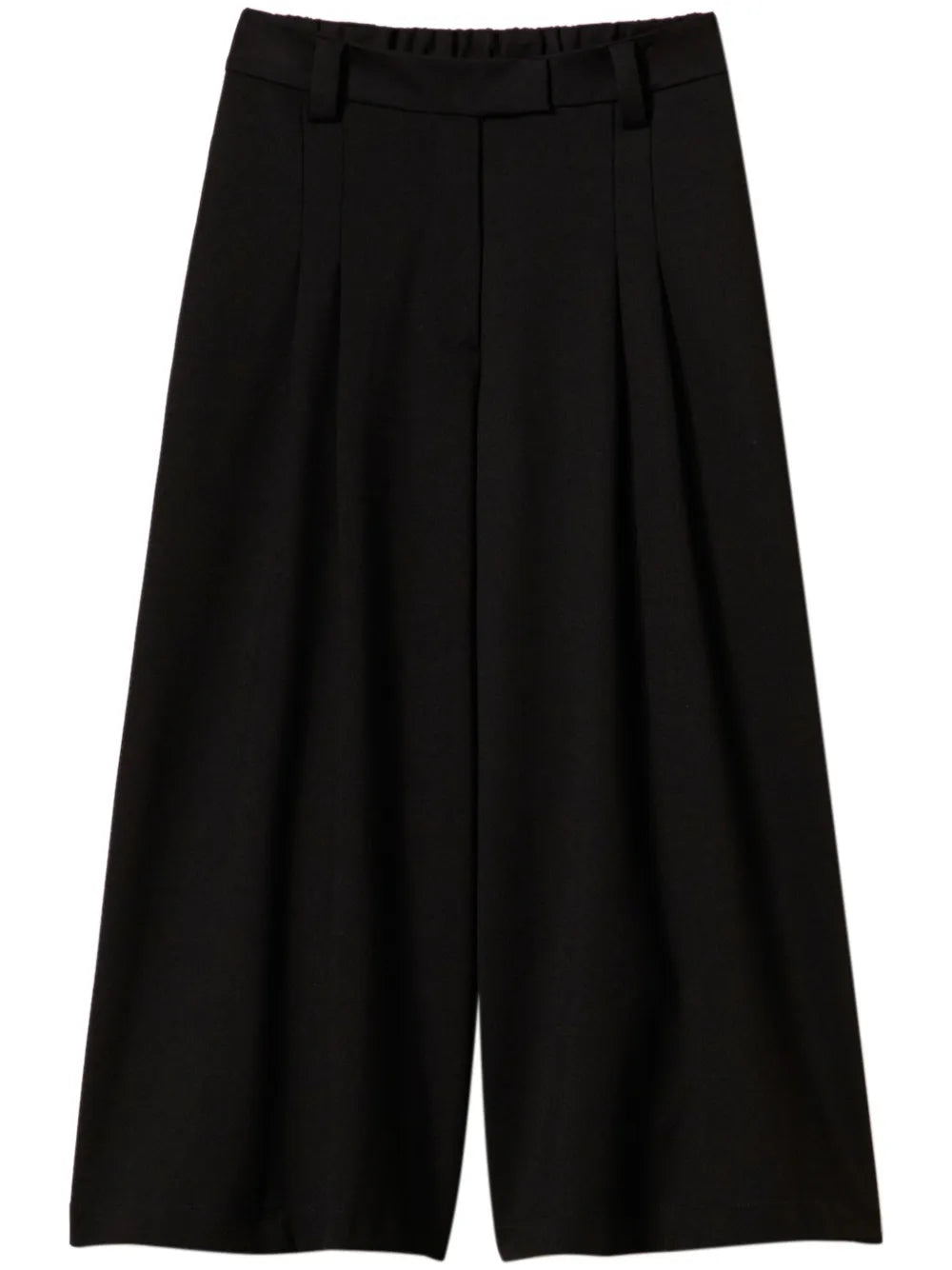 High-Waisted Cropped Trousers
