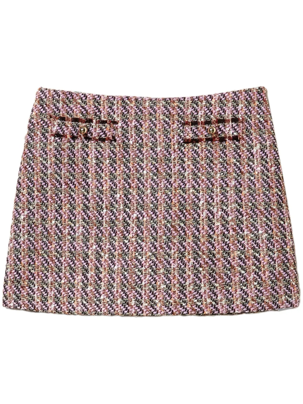 Bouclé Lurex Mini Skirt