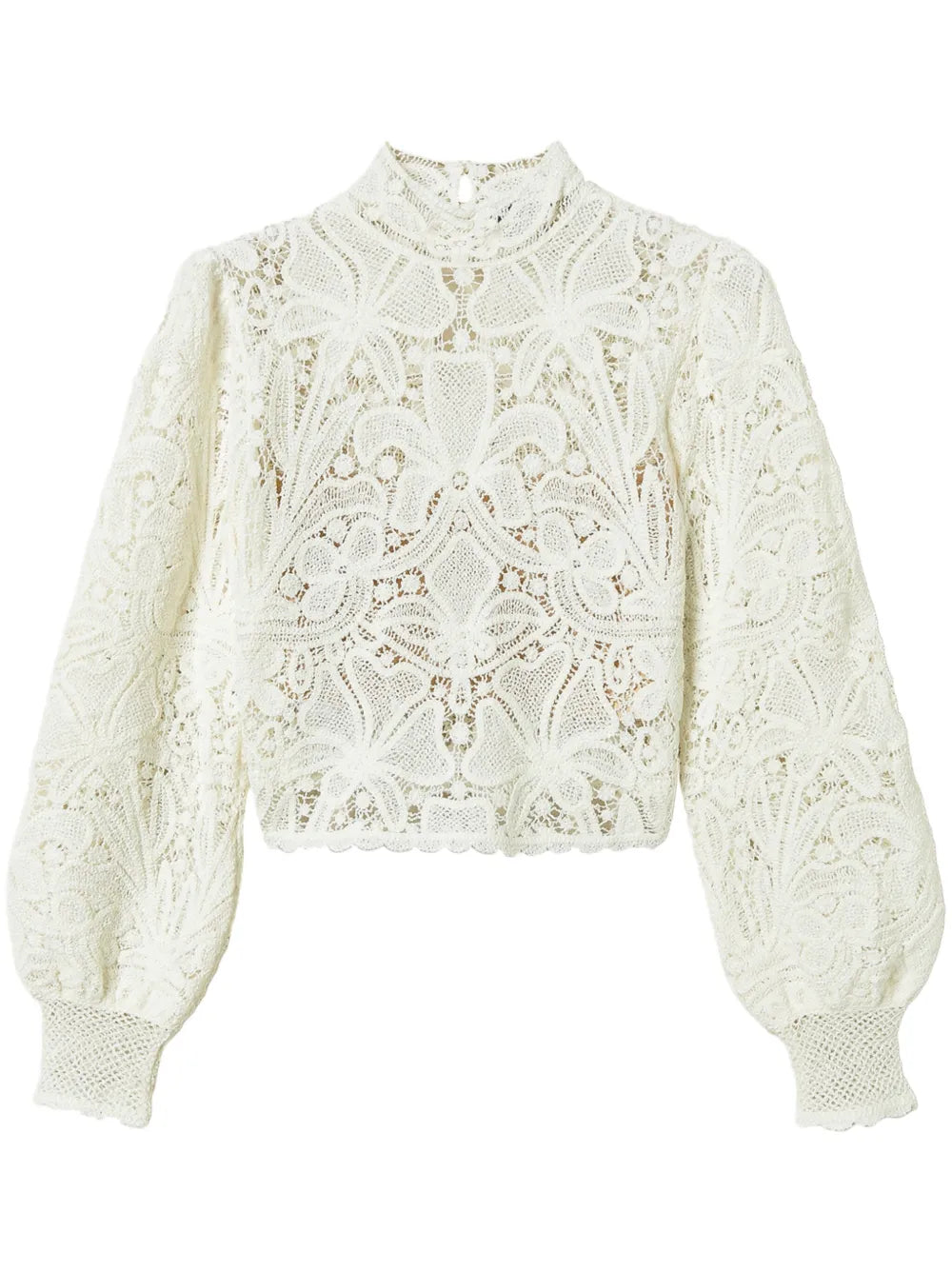 Crochet-Knit Top