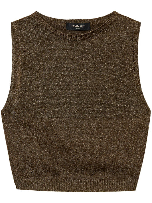 Lurex Knitted Top