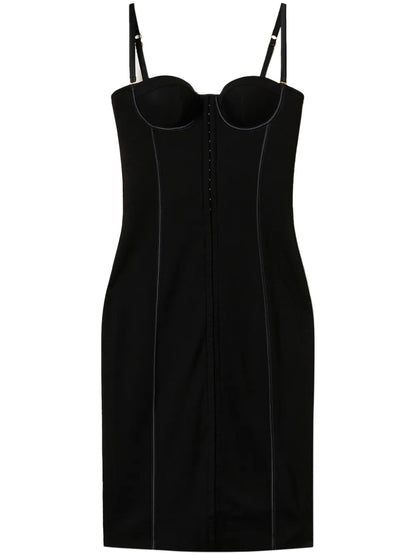 Hooked Bustier Midi Dress