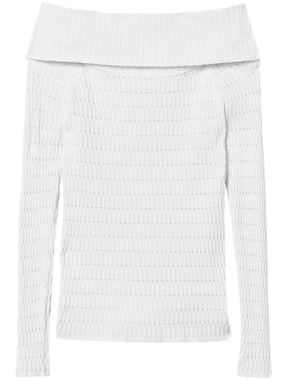 Off-Shoulder Sweater