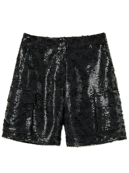 Sequin-Embellished Shorts