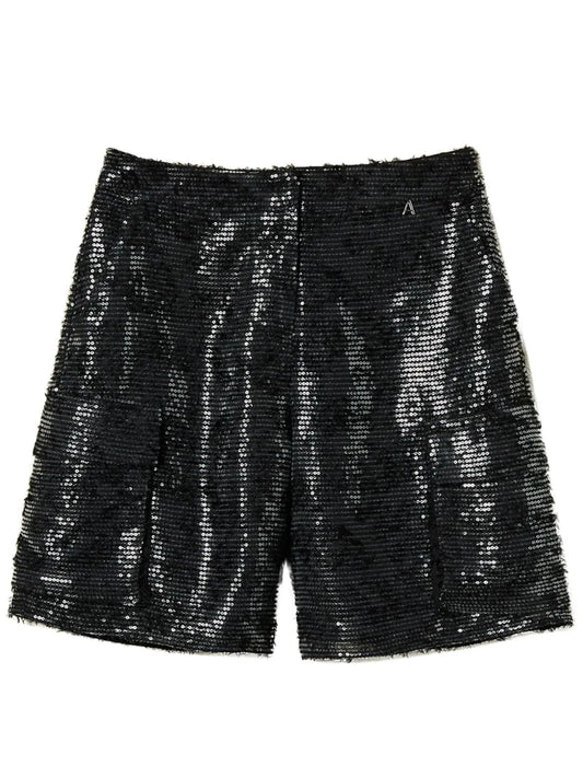 Sequin-Embellished Shorts