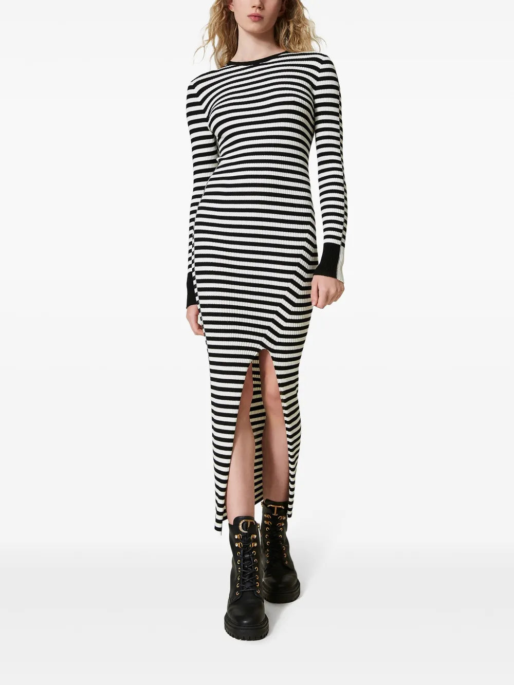 Striped Knit Dress