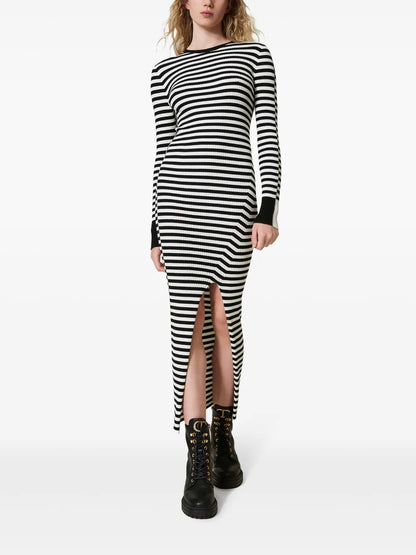 Striped Knit Dress