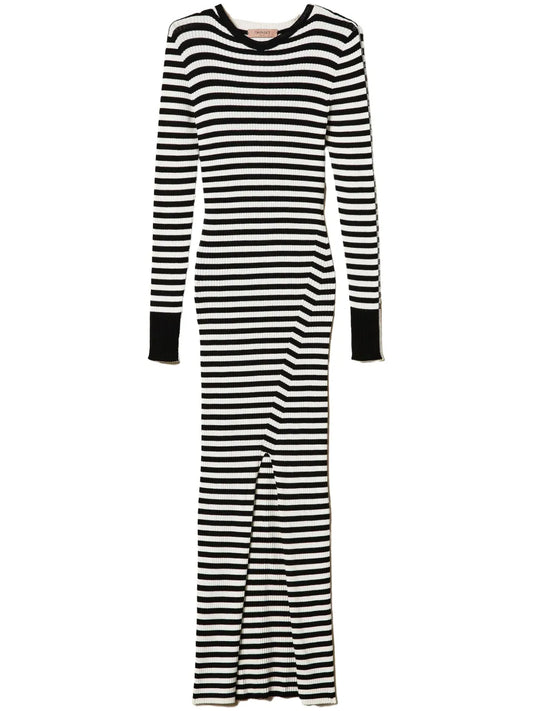 Striped Knit Dress