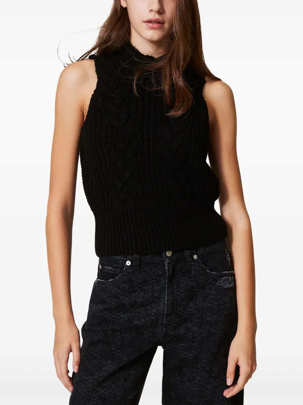 Cable Knit Top