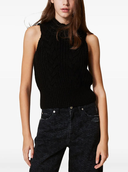 Cable Knit Top