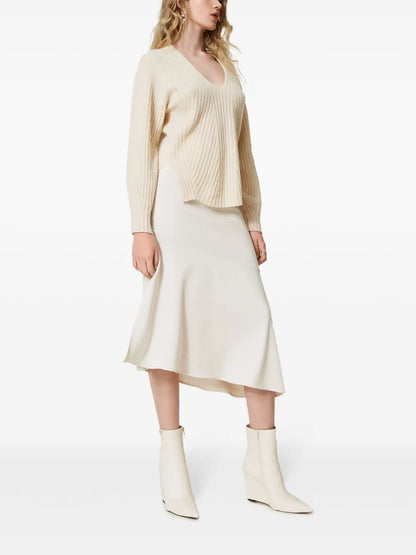 T Chain Midi Skirt